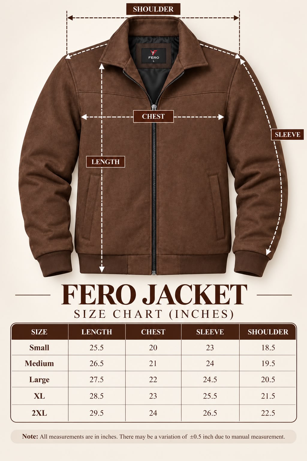 FERO Suede Bomber