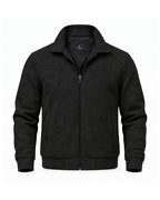 FERO Suede Bomber Midnight Black