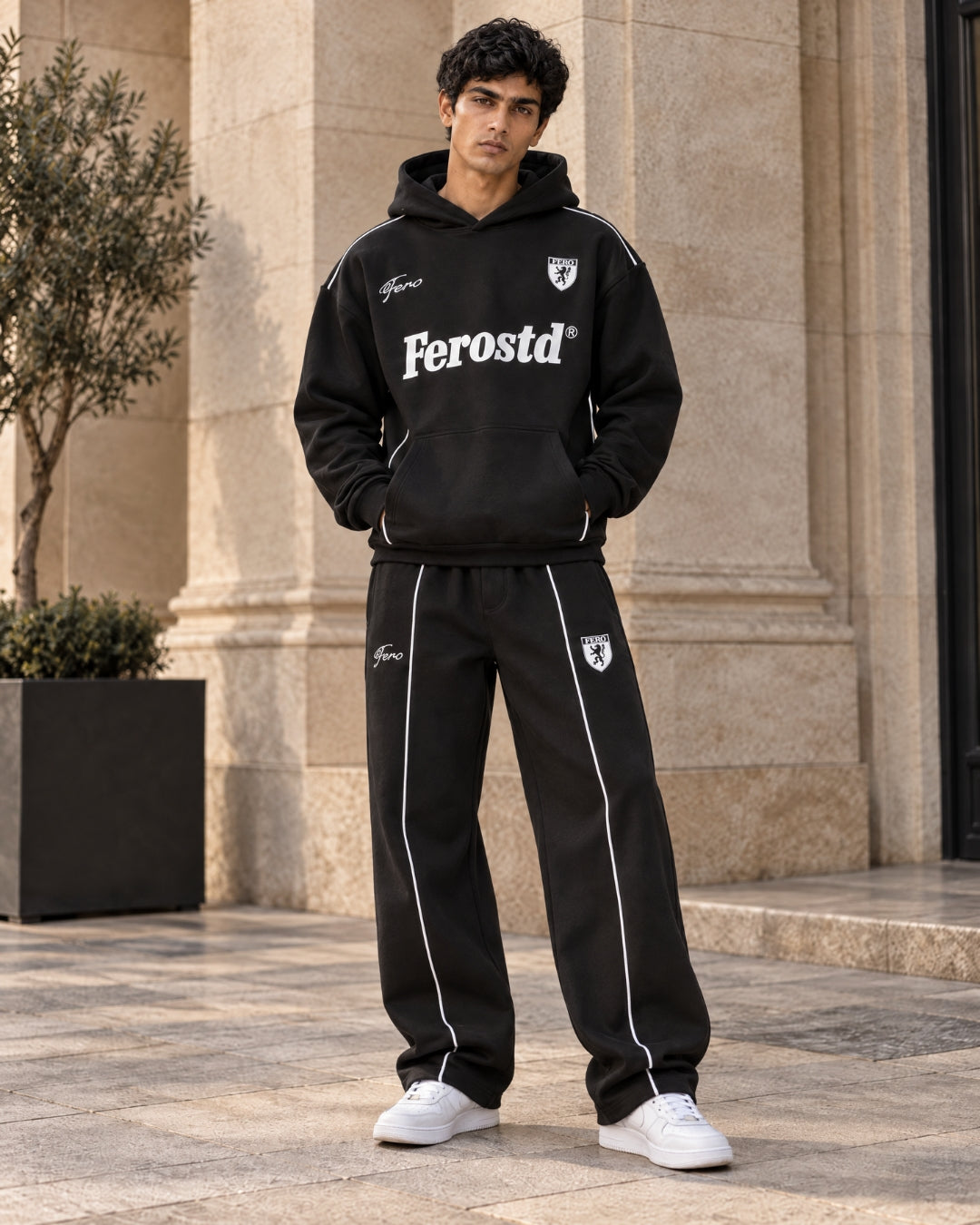 FEROSTD® Cotton Fleece Co-ord Set