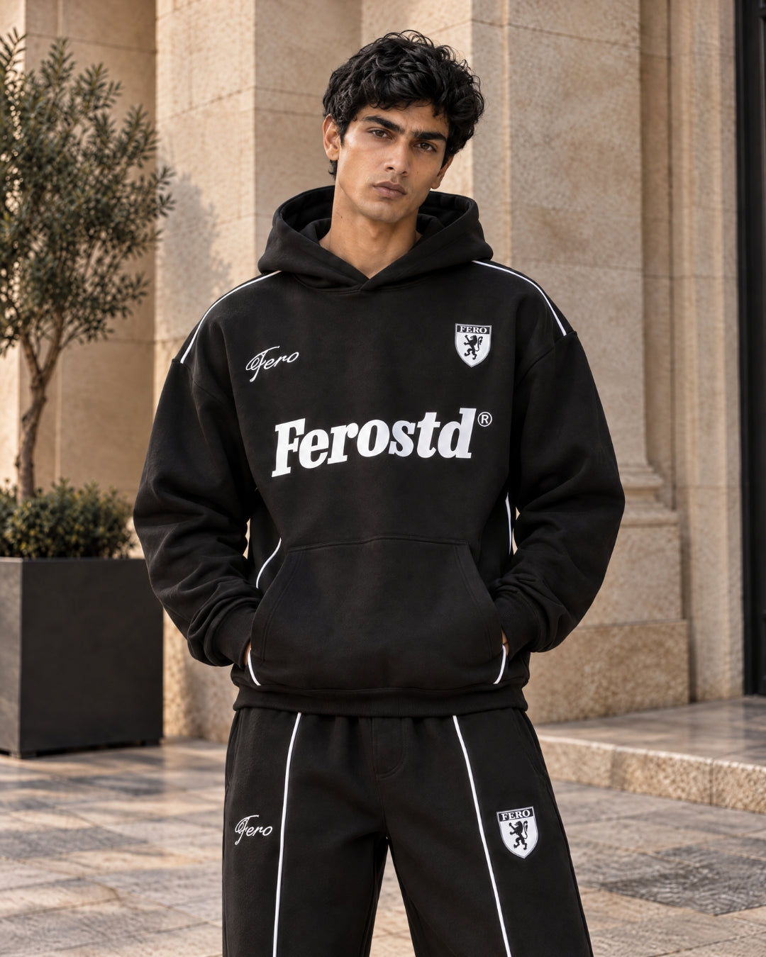 FEROSTD® Cotton Fleece Co-ord Set