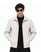 FERO Suede Bomber Decent White