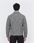 FERO Marble Gray Blended Wool Jacket
