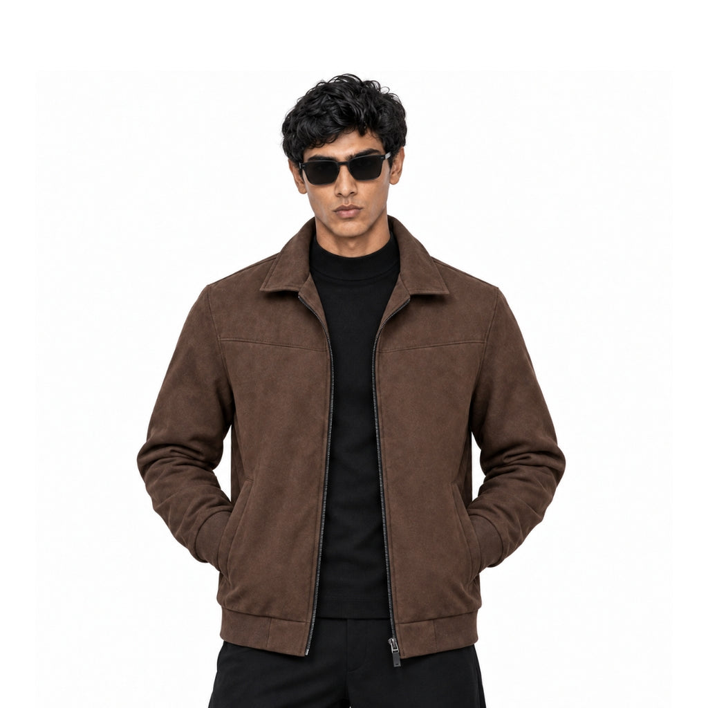 FERO Suede Bomber