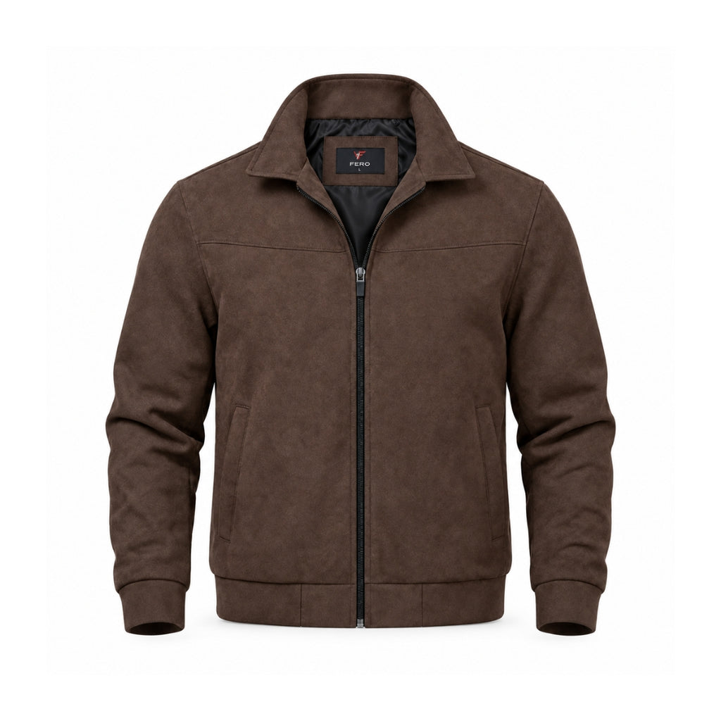 FERO Suede Bomber