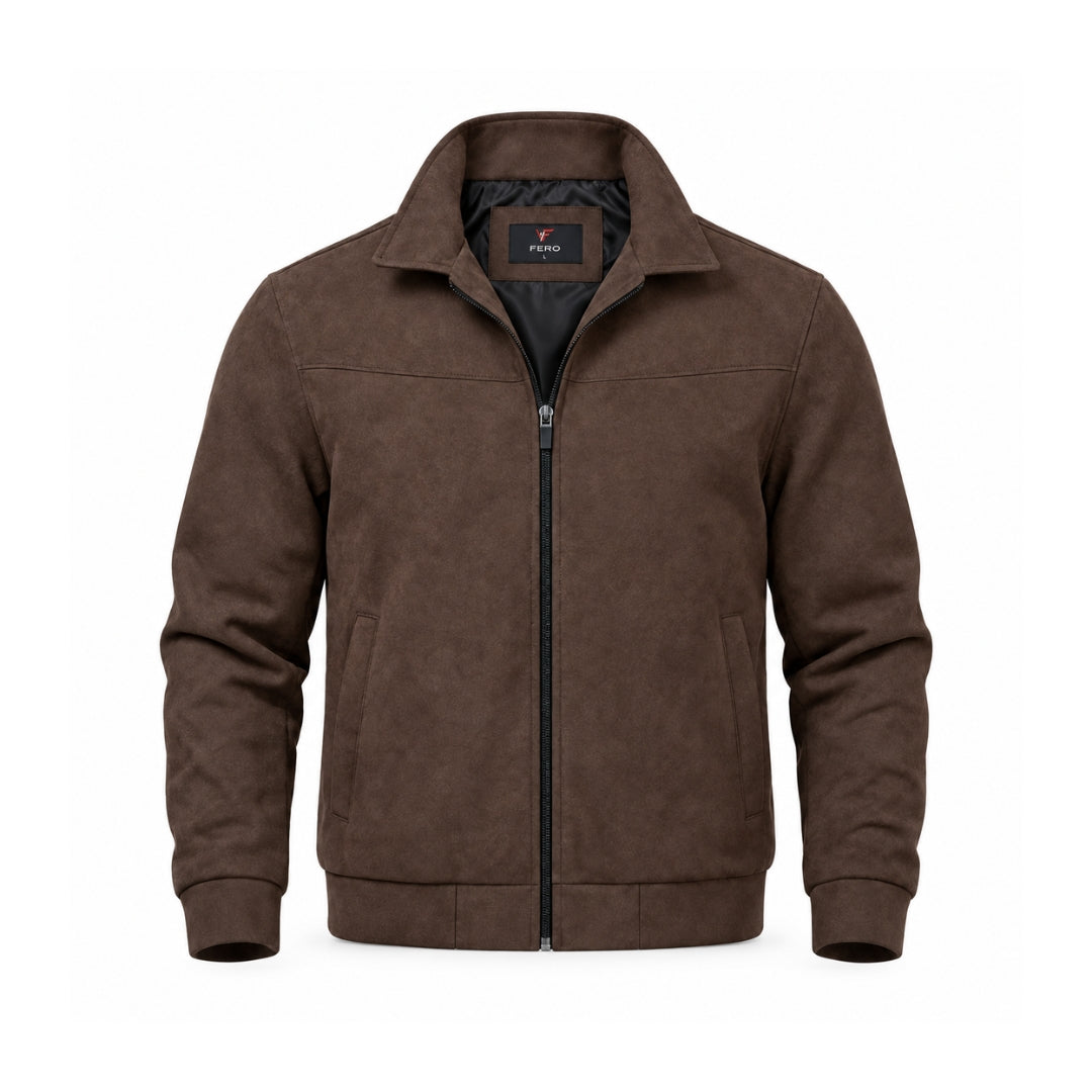 FERO Suede Bomber