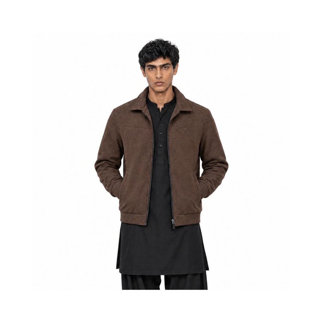 FERO Suede Bomber