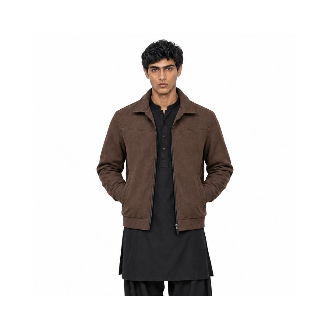 FERO Suede Bomber
